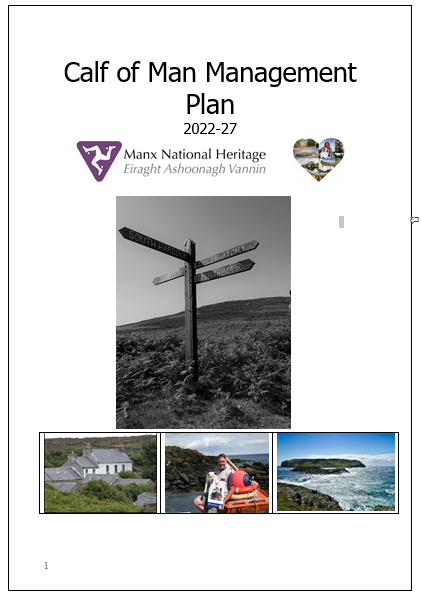Calf of Man Management Plan cover